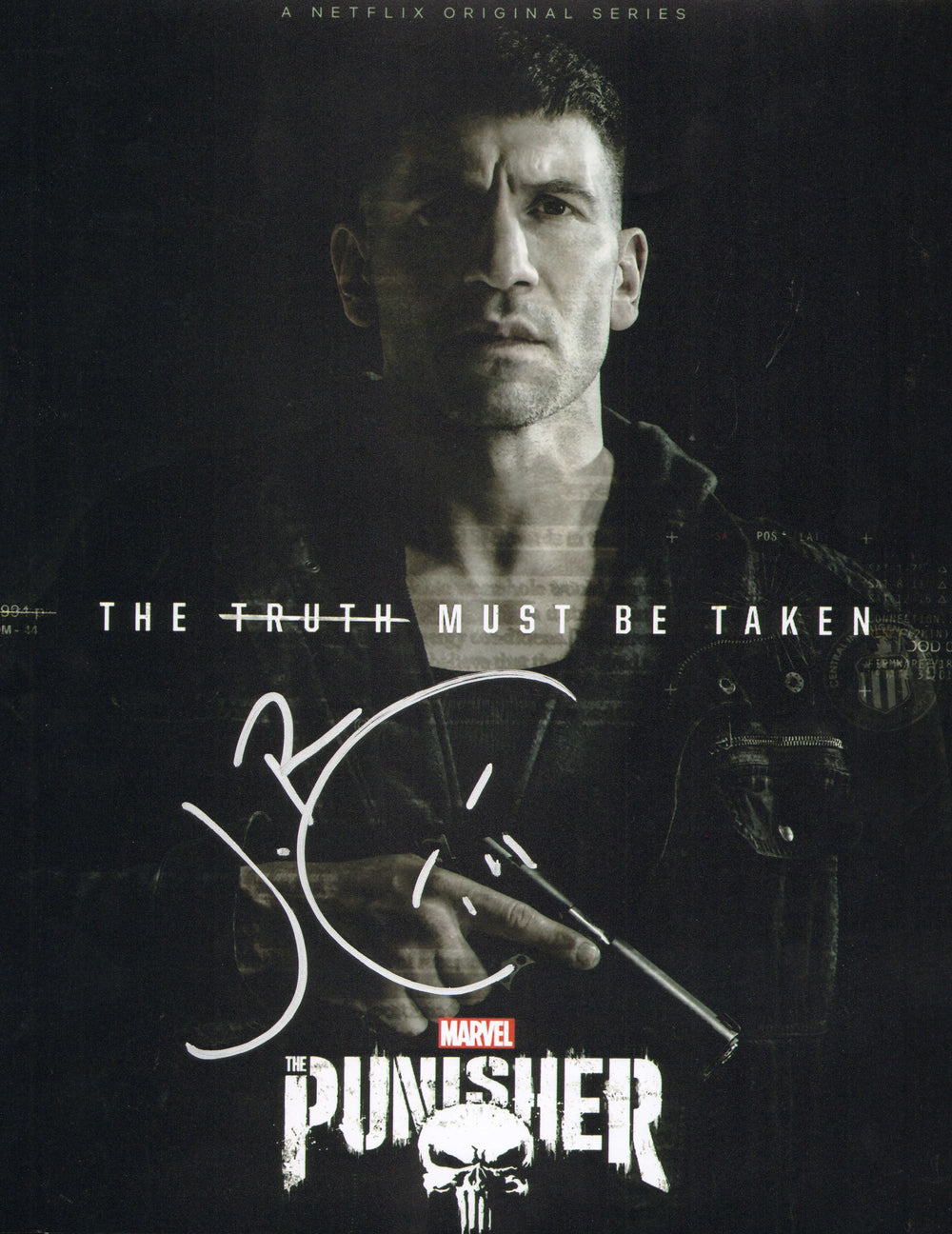 Jon Bernthal as The Punisher in The Punisher Signed 11x14 Mini Poster