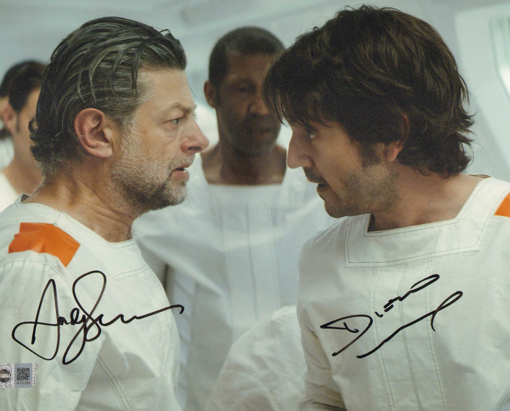 Andy Serkis as Kino Loy & Diego Luna as Andor in Star Wars: Andor (SWAU) Signed 11x14 Photo