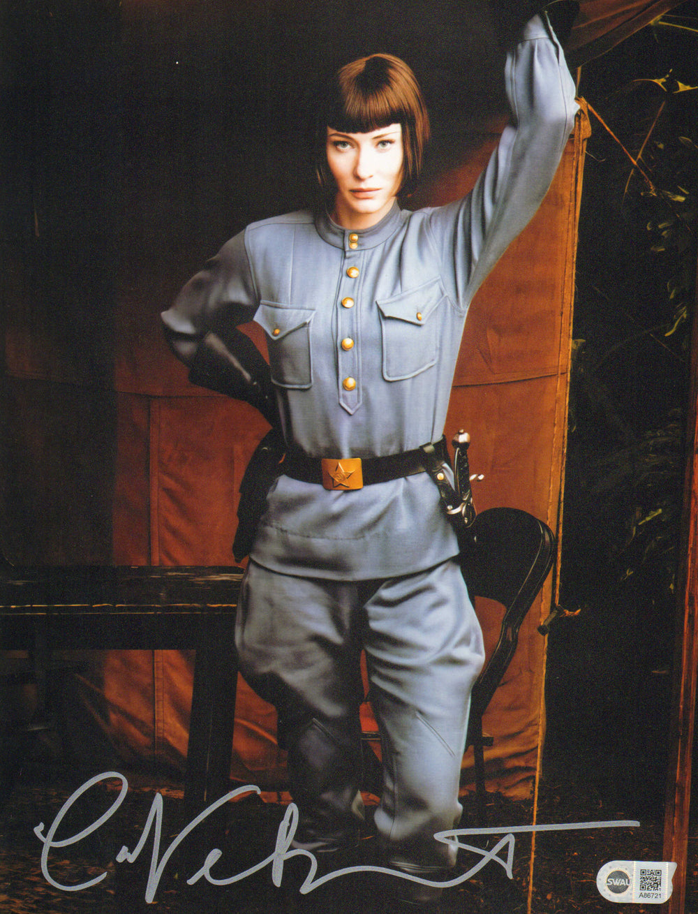 Cate Blanchett as Irina Spalko in Indiana Jones and the Kingdom of the Crystal Skull (SWAU) Signed 11x14 Photo