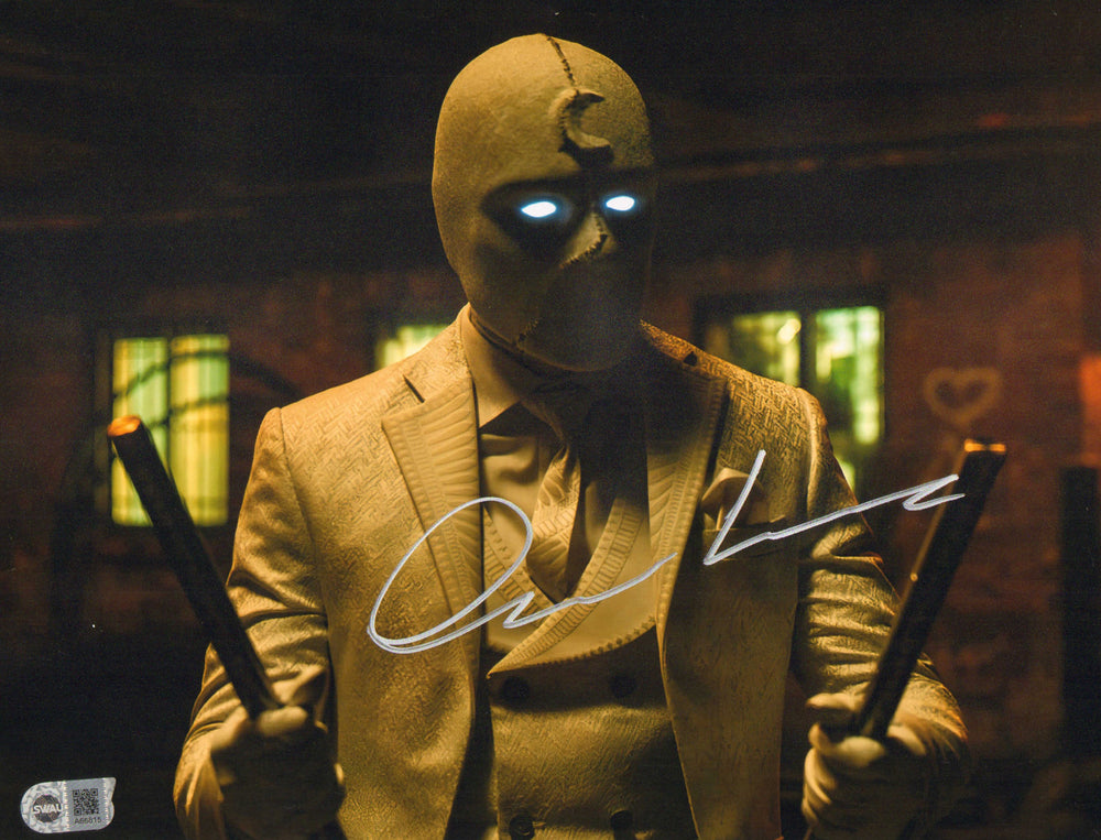 Oscar Isaac as Mr. Knight in Moon Knight (SWAU) Signed 11x14 Photo