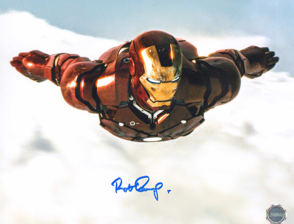 Robert Downey Jr. as Iron Man in Iron Man (SWAU) Signed 11x14 Photo