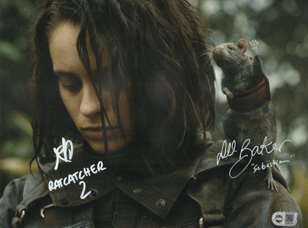 Daniela Melchior as Ratcatcher 2 & Dee Bradley Baker as Sebastian in The Suicide Squad (SWAU) Signed 11x14 Photo Character Names