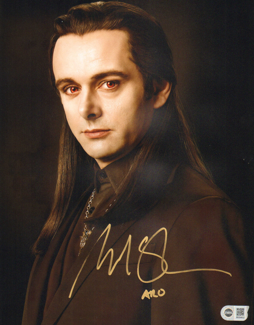 Michael Sheen as Aro in The Twilight Saga: New Moon (SWAU) Signed 11x14 Photo with Character Name