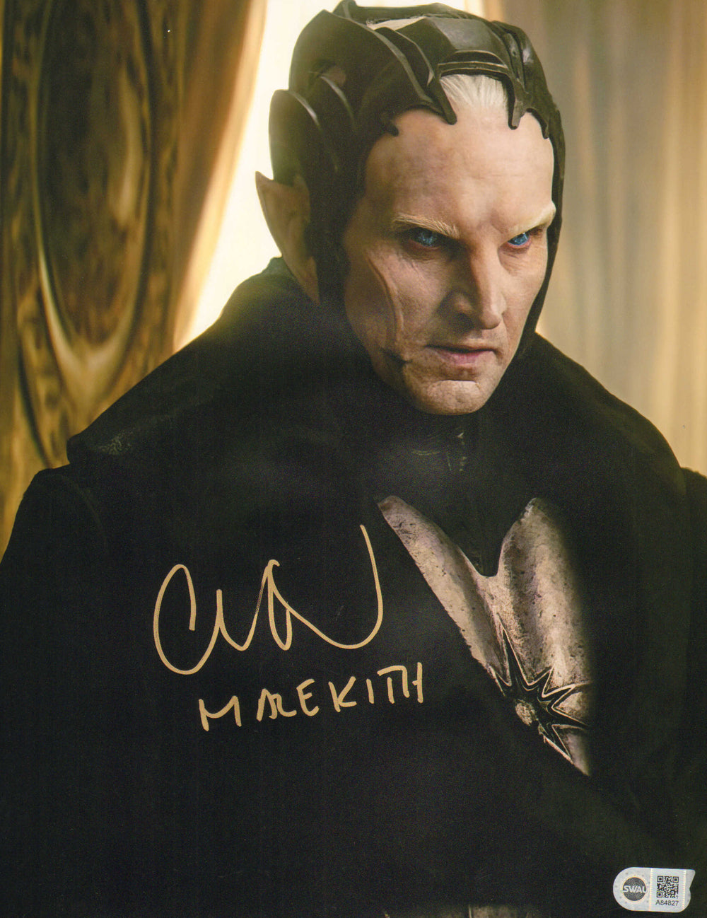 Christopher Eccleston as Malekith in Thor: The Dark World (SWAU) Signed 11x14 Photo with Character Name