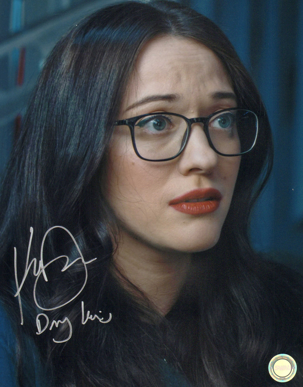 Kat Dennings as Darcy Lewis in WandaVision (SWAU) Signed 11x14 Photo with Character Name