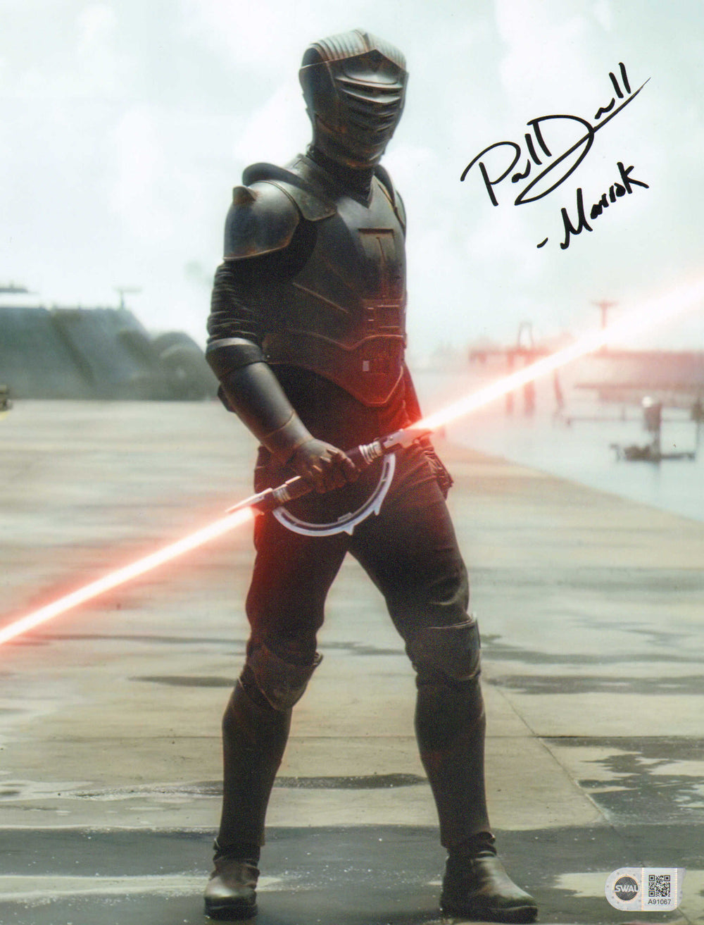 Paul Darnell as Marrok in Star Wars: Ahsoka in Star Wars: Ahsoka (SWAU) Signed 11x14 Photo with Character Name