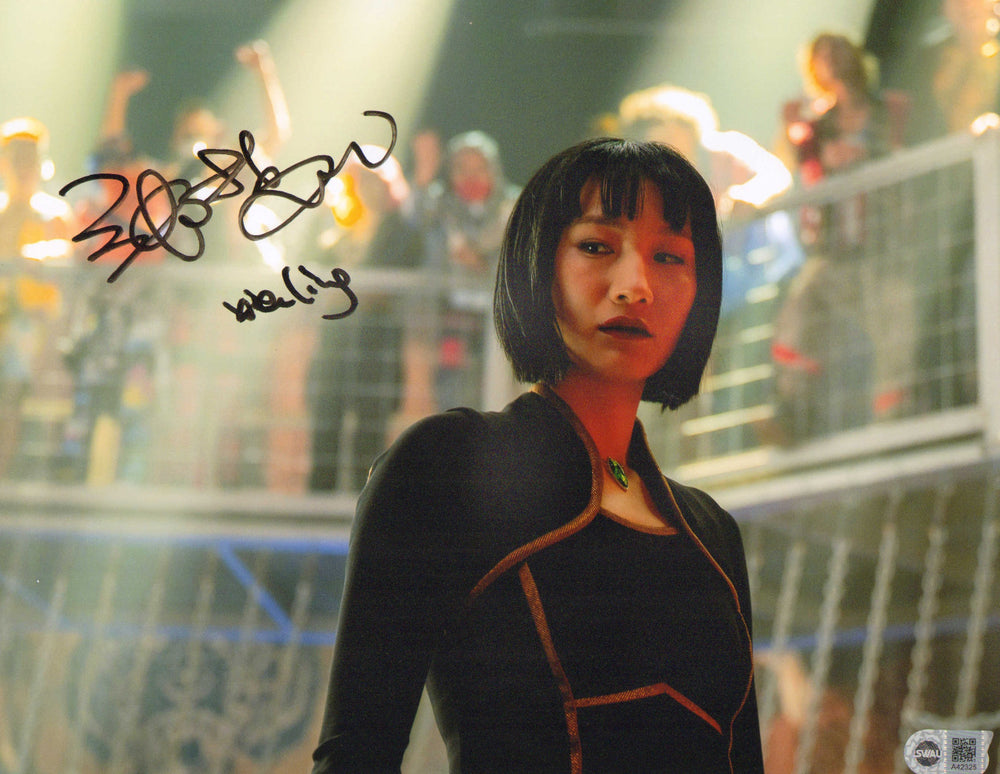 Meng'er Zhang as Xu Xialing in Shang-Chi (SWAU) Signed 11x14 Photo with Character Name