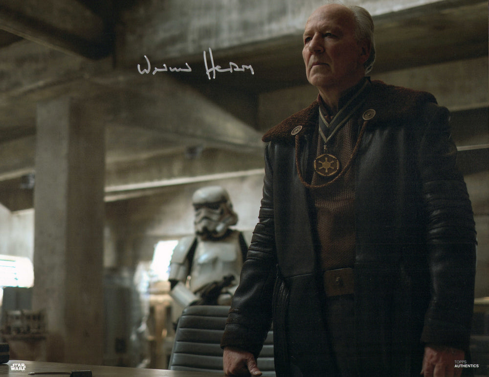 Werner Herzog as The Client in Star Wars: The Mandalorian (Beckett) Signed 11x14 Photo