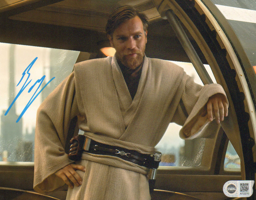 Ewan McGregor as Obi-Wan Kenobi in Star Wars Episode III: Revenge of the Sith (SWAU) Signed 8x10 Photo