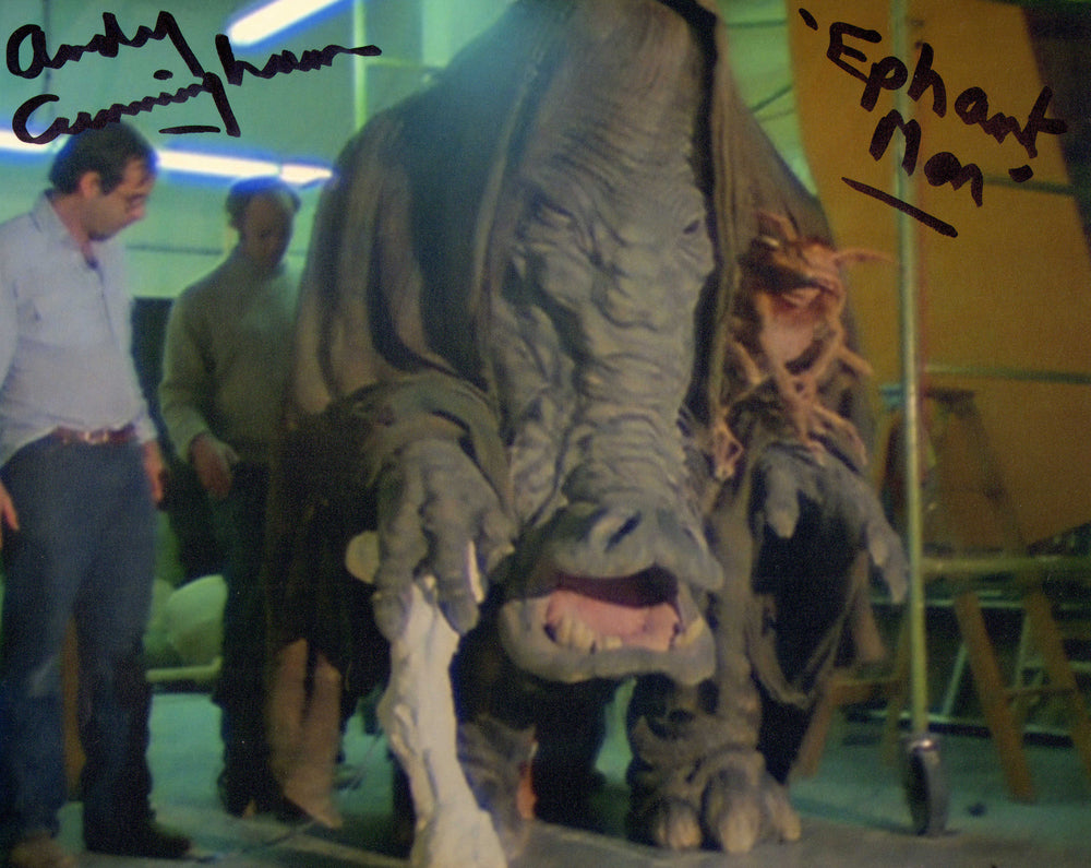 Andy Cunningham as Ephont Mon in Star Wars: Return of the Jedi Signed 8x10 Photo with Character Name