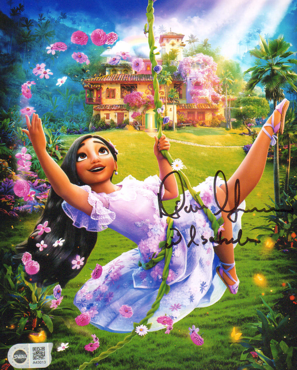 Diane Guerrero as Isabela Madrigal in Disney Pixar's Encanto (SWAU) Signed 8x10 Photo with Character Name