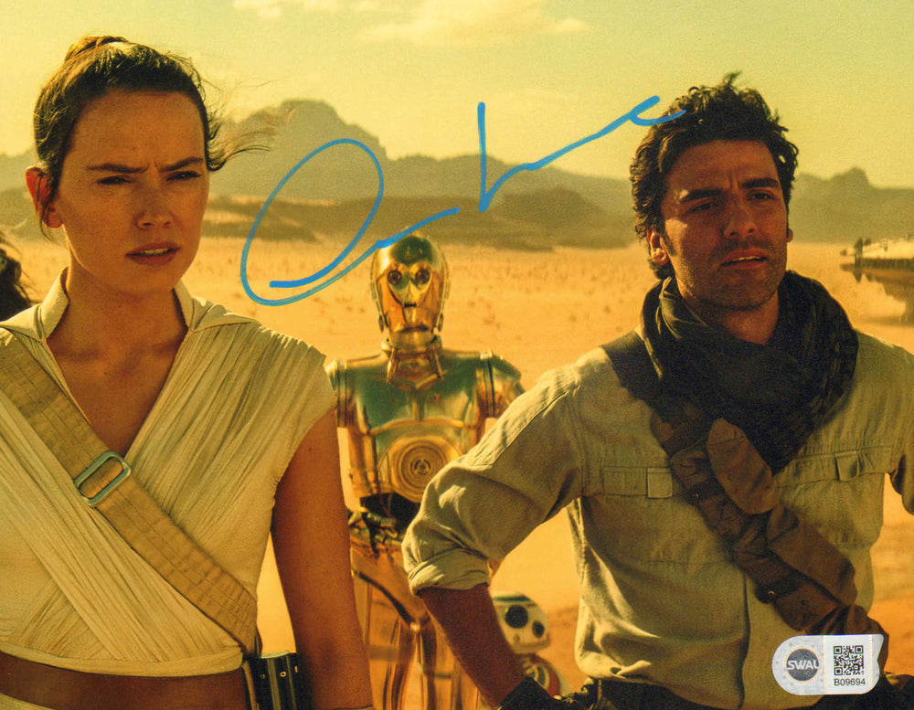 Oscar Isaac as Poe Dameron in Star Wars: The Rise of Skywalker (SWAU) Signed 8x10 photo