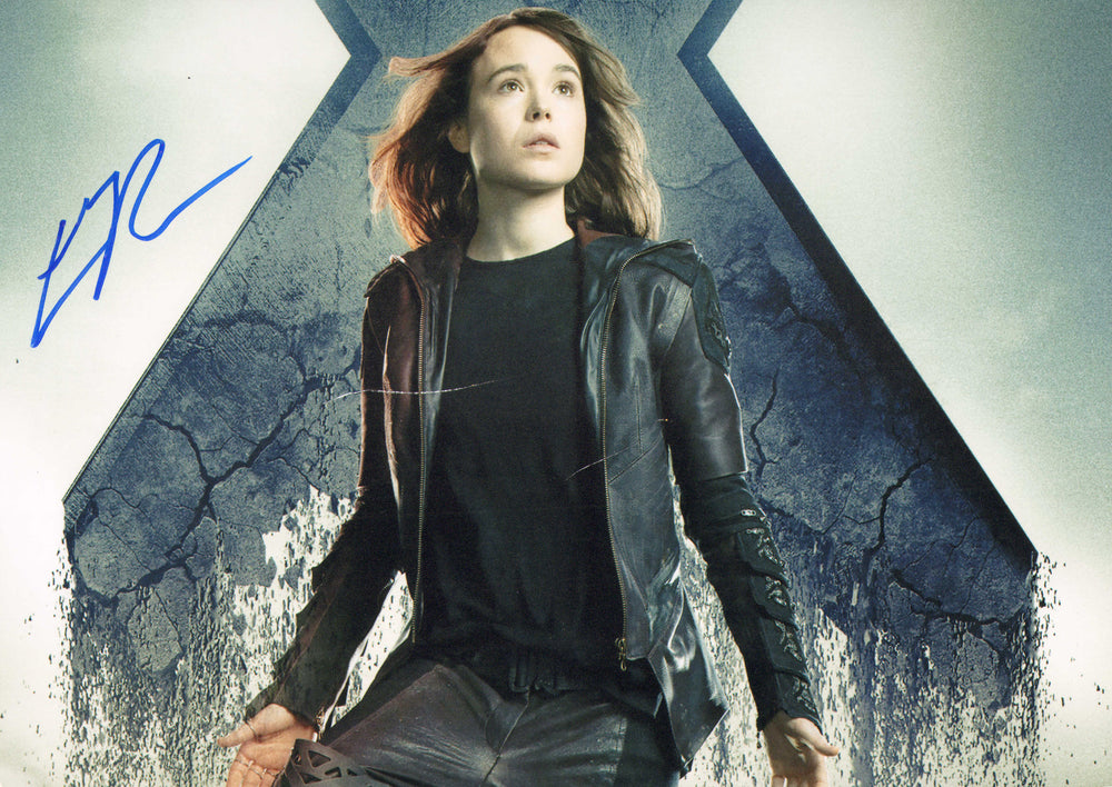Elliot / Ellen Page as Kitty Pryde in X-Men Signed 8x12 Photo