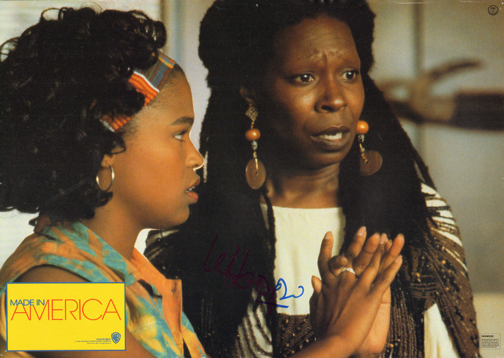 Whoopi Goldberg as Sarah Mathews in Made in America Signed 8x12 Photo