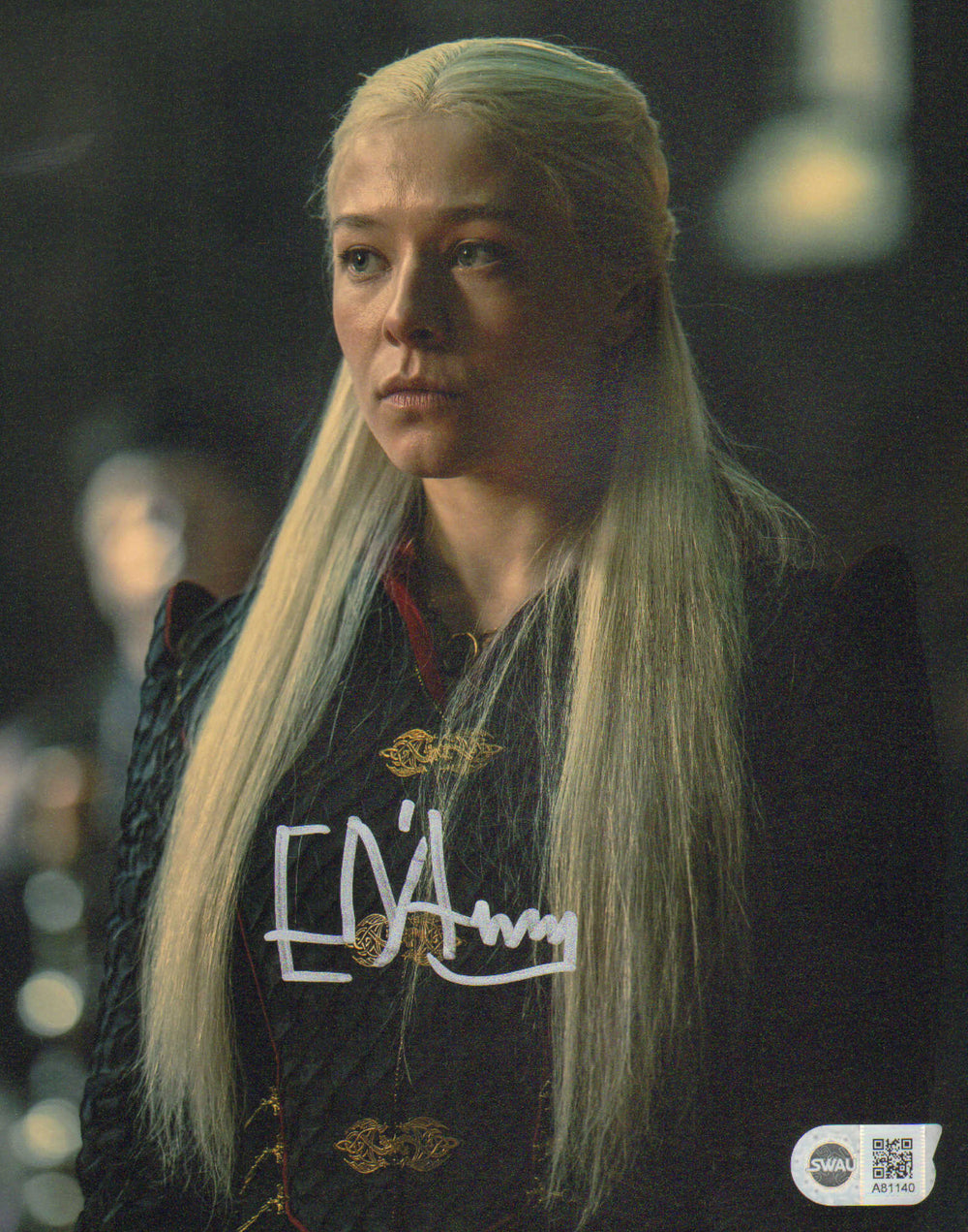 Emma D'Arcy as Rhaenyra Targaryen in HBO's House of the Dragon (SWAU) Signed 8x10 Photo