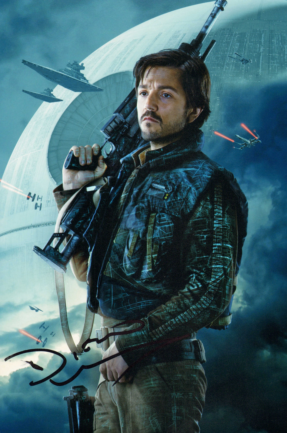 Diego Luna as Cassian Andor in Rogue One: A Star Wars Story Signed 8x12 Photo