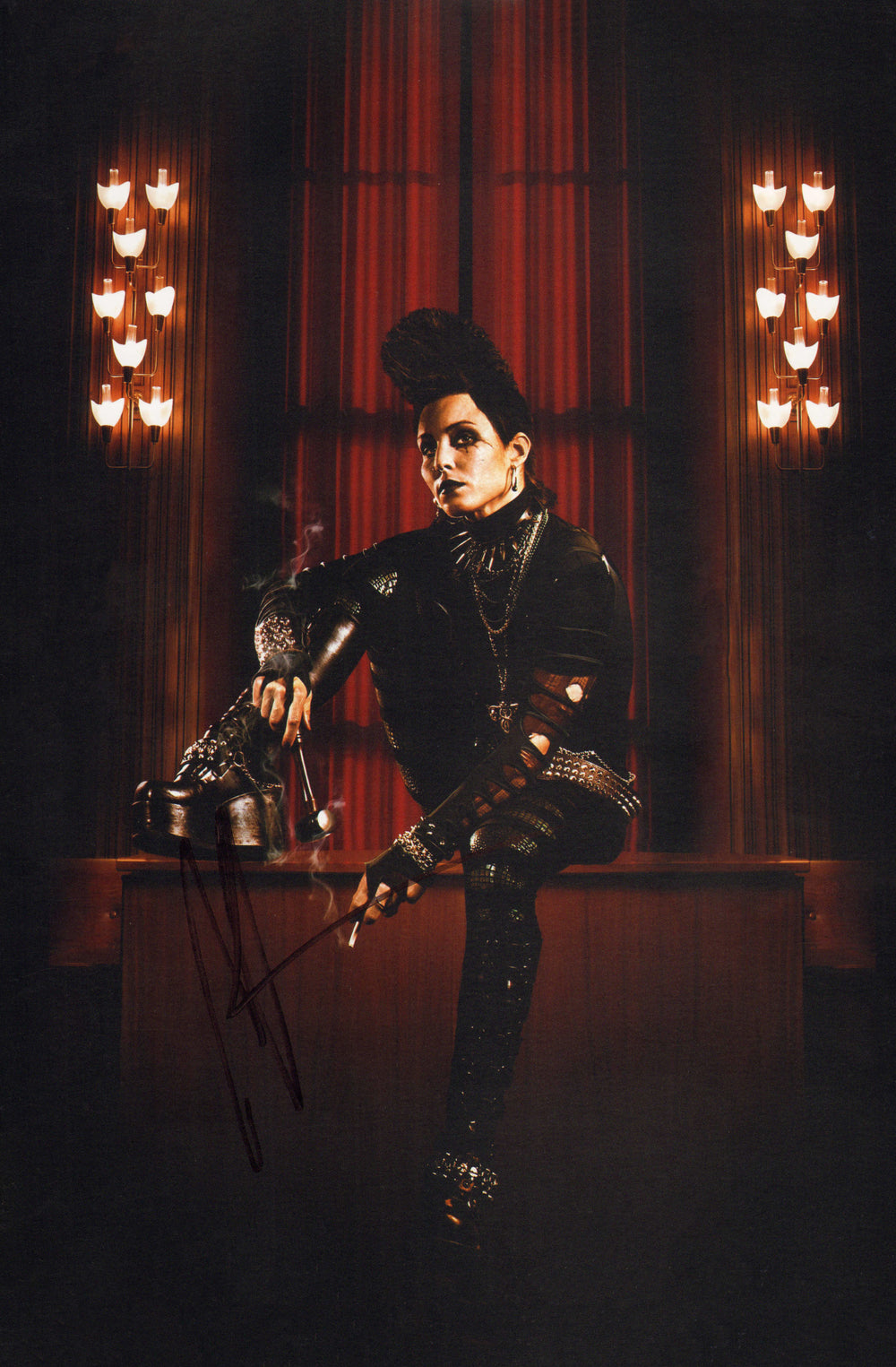 Noomi Rapace as Lisbeth Salander in The Girl Who Kicked the Hornets' Nest Signed 8x12 Photo