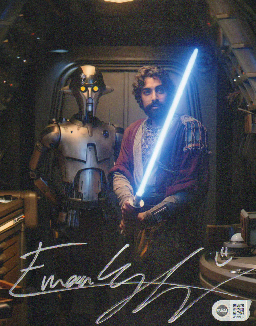 Eman Esfandi as Ezra Bridger in Star Wars: Ahsoka (SWAU) Signed 8x10 photo