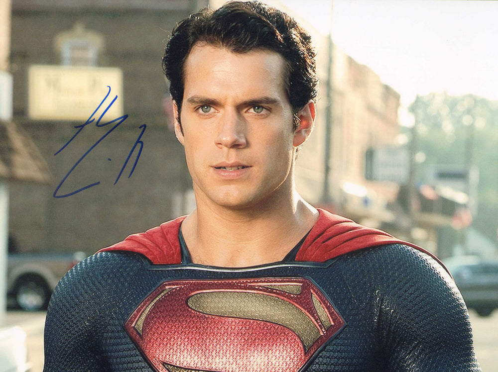Henry Cavill as Superman in Superman: Man of Steel Signed 8x12 Photo