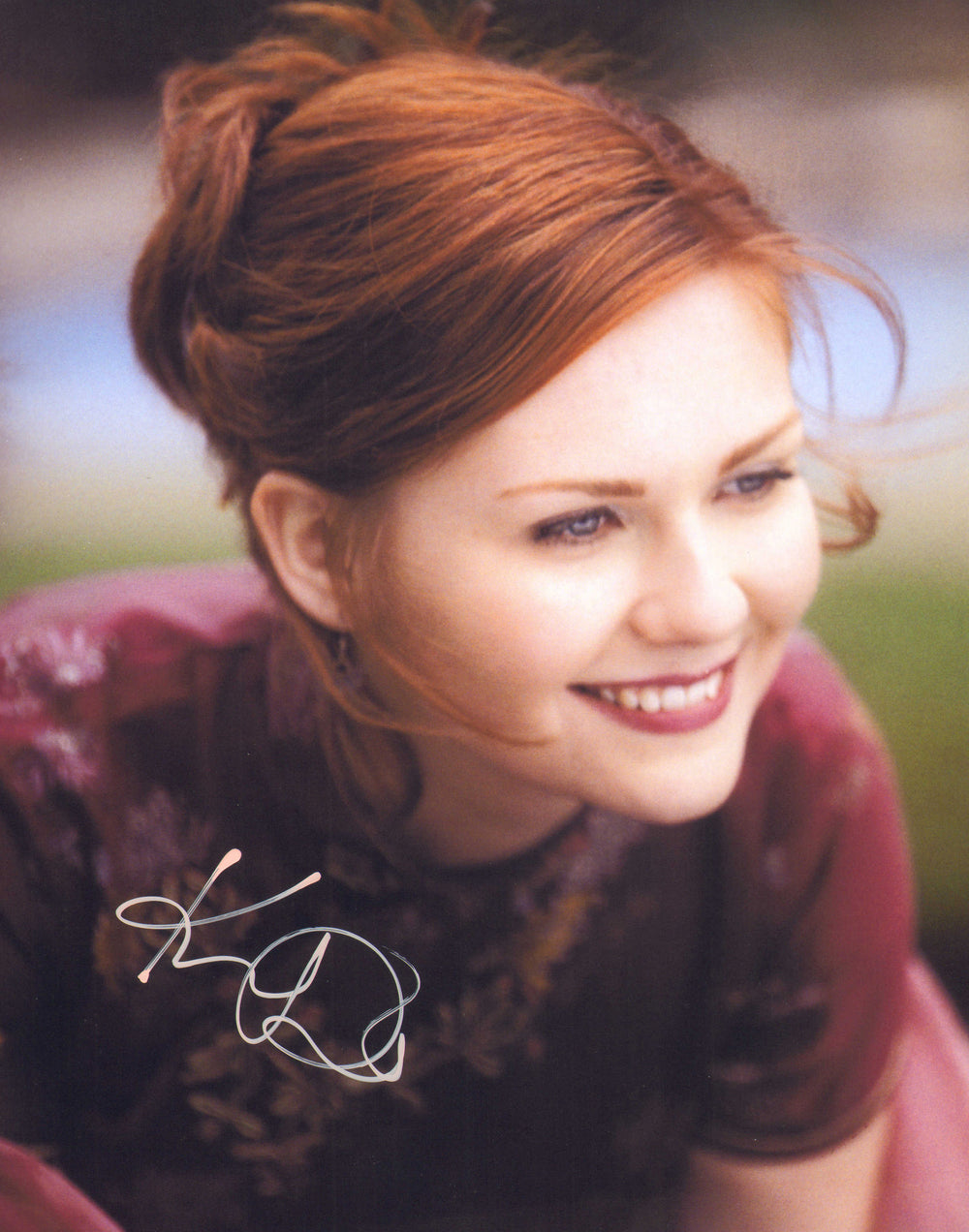 Kirsten Dunst as Mary Jane Watson in Spider-Man Signed 9x11 Photo