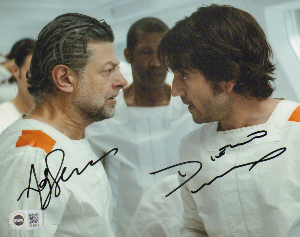 Andy Serkis as Kino Loy & Diego Luna as Andor in Star Wars: Andor (SWAU) Signed 8x10 Photo