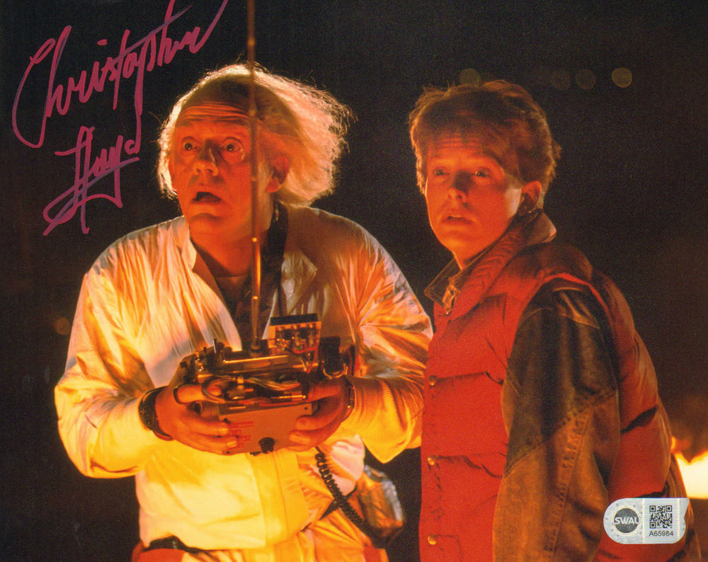 Christopher Lloyd as Doc Brown in  Back to the Future Signed 8x10 Photo