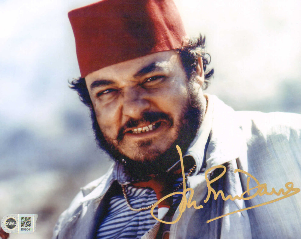 John Rhys-Davies as Sallah in Indiana Jones and The Last Crusade (SWAU) Signed 8x10 Photo