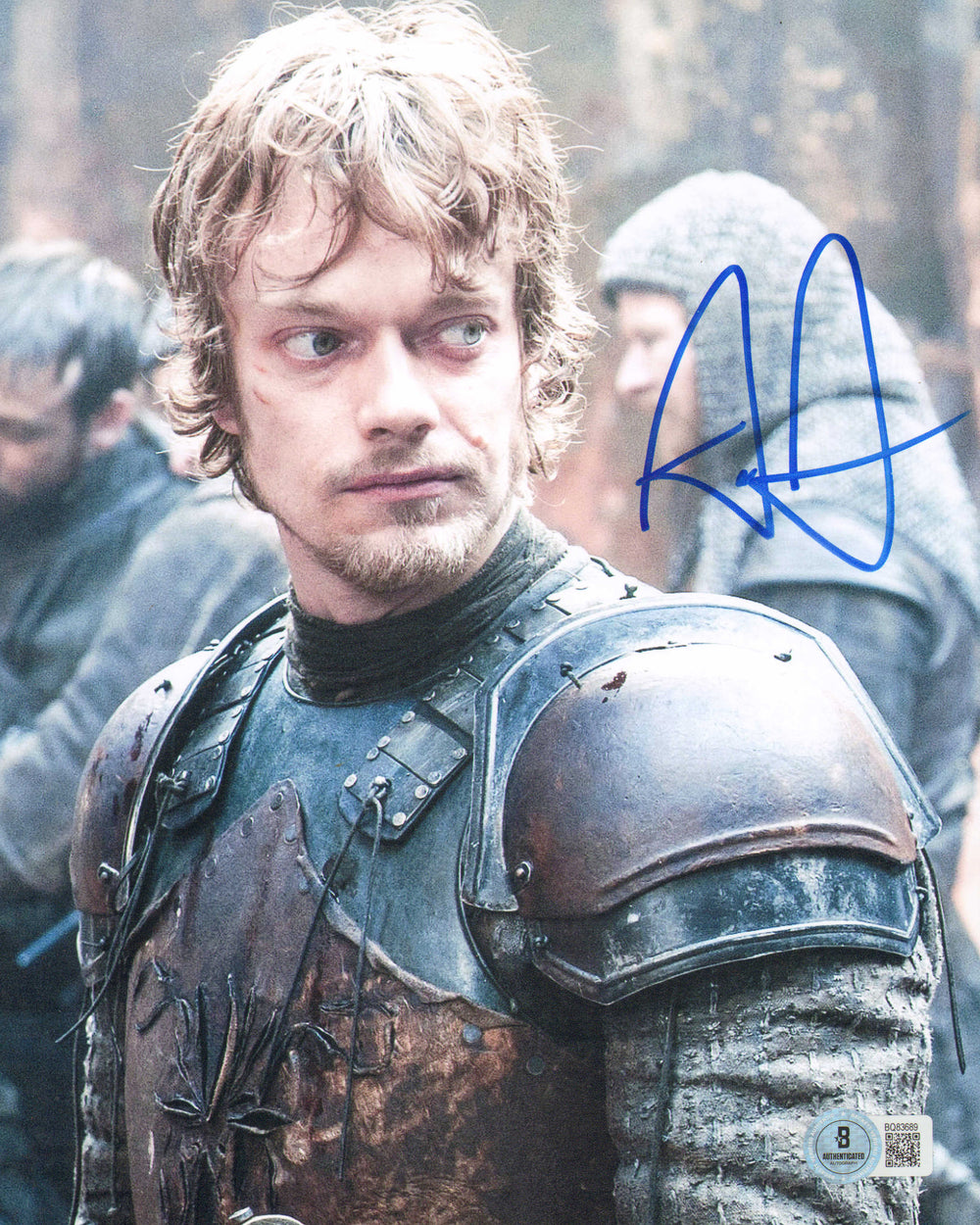 Alfie Allen as Theon Greyjoy in Game of Thrones (Beckett) Signed 8x10 Photo
