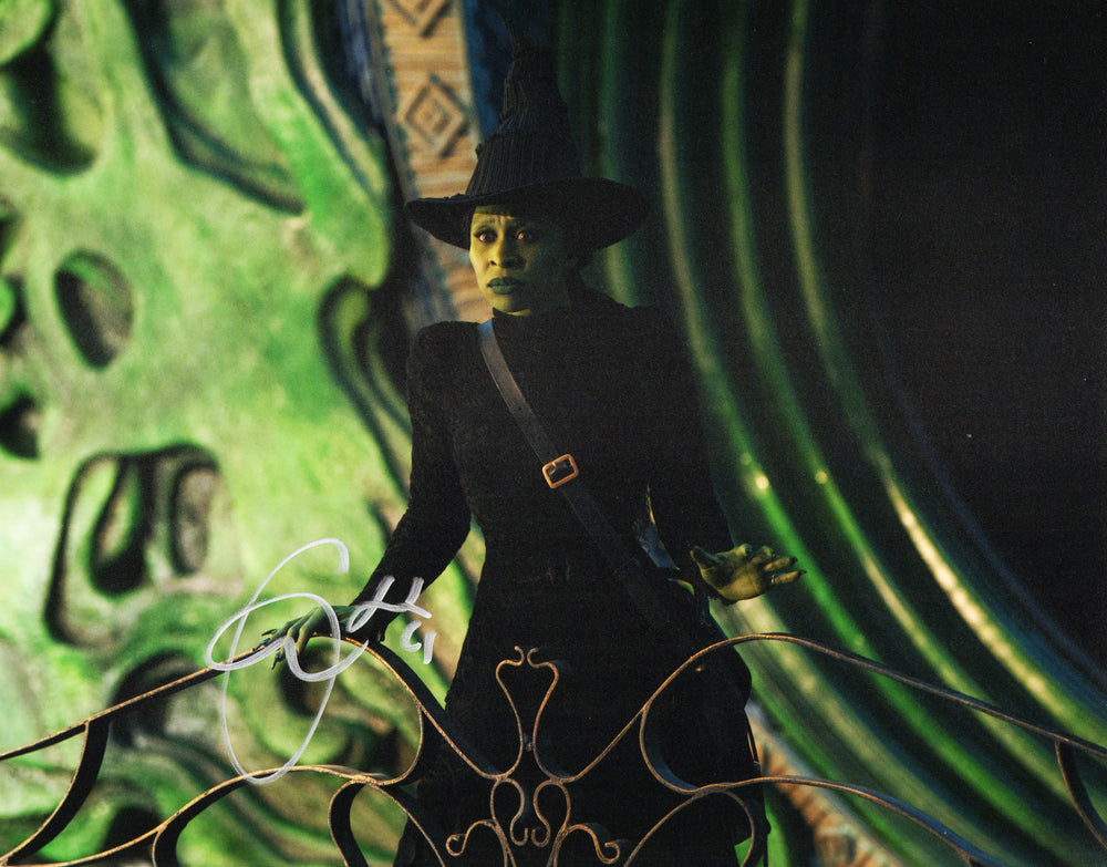 Cynthia Erivo as Elphaba Thropp in Wicked Signed 11x14 Photo
