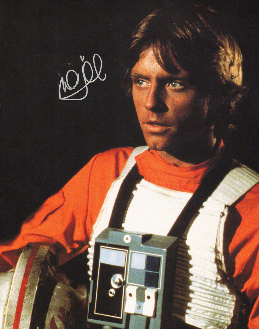 Mark Hamill as Luke Skywalker in Star Wars: A New Hope (The Score Board) Signed 8x10 Photo
