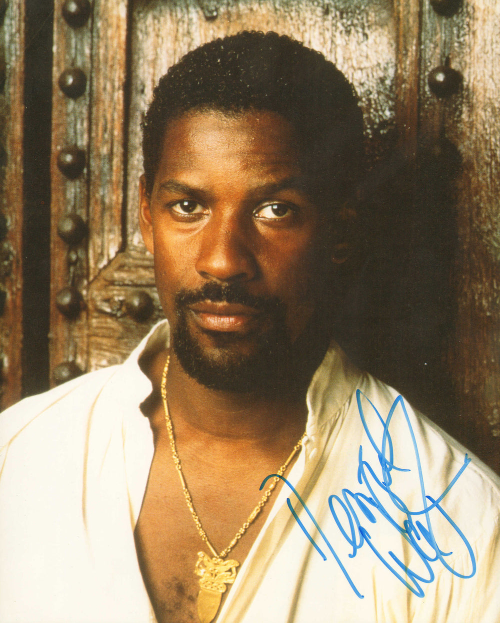 Denzel Washington as Don Pedro in Much Ado About Nothing Signed 8x10 Photo