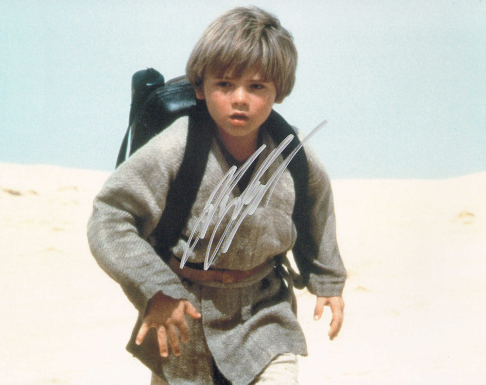 Jake Lloyd as Anakin Skywalker in Star Wars Episode I: The Phantom Menace Signed 8x10 Photo