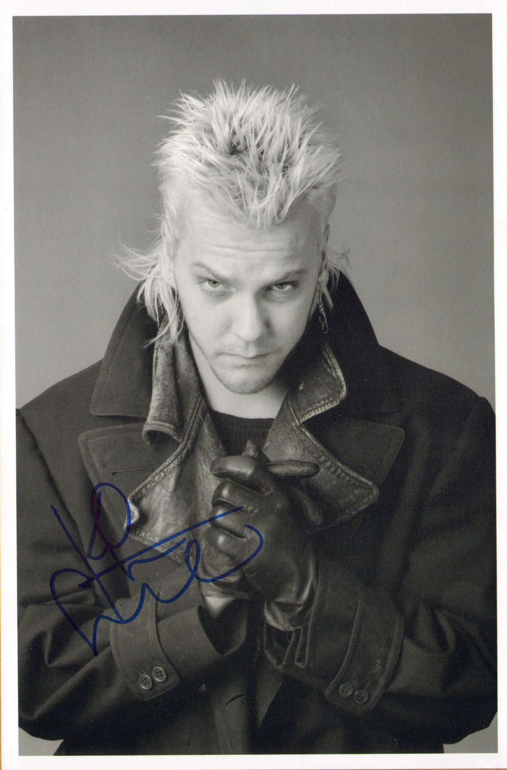 Kiefer Sutherland as David in The Lost Boys Signed 7x11 Photo