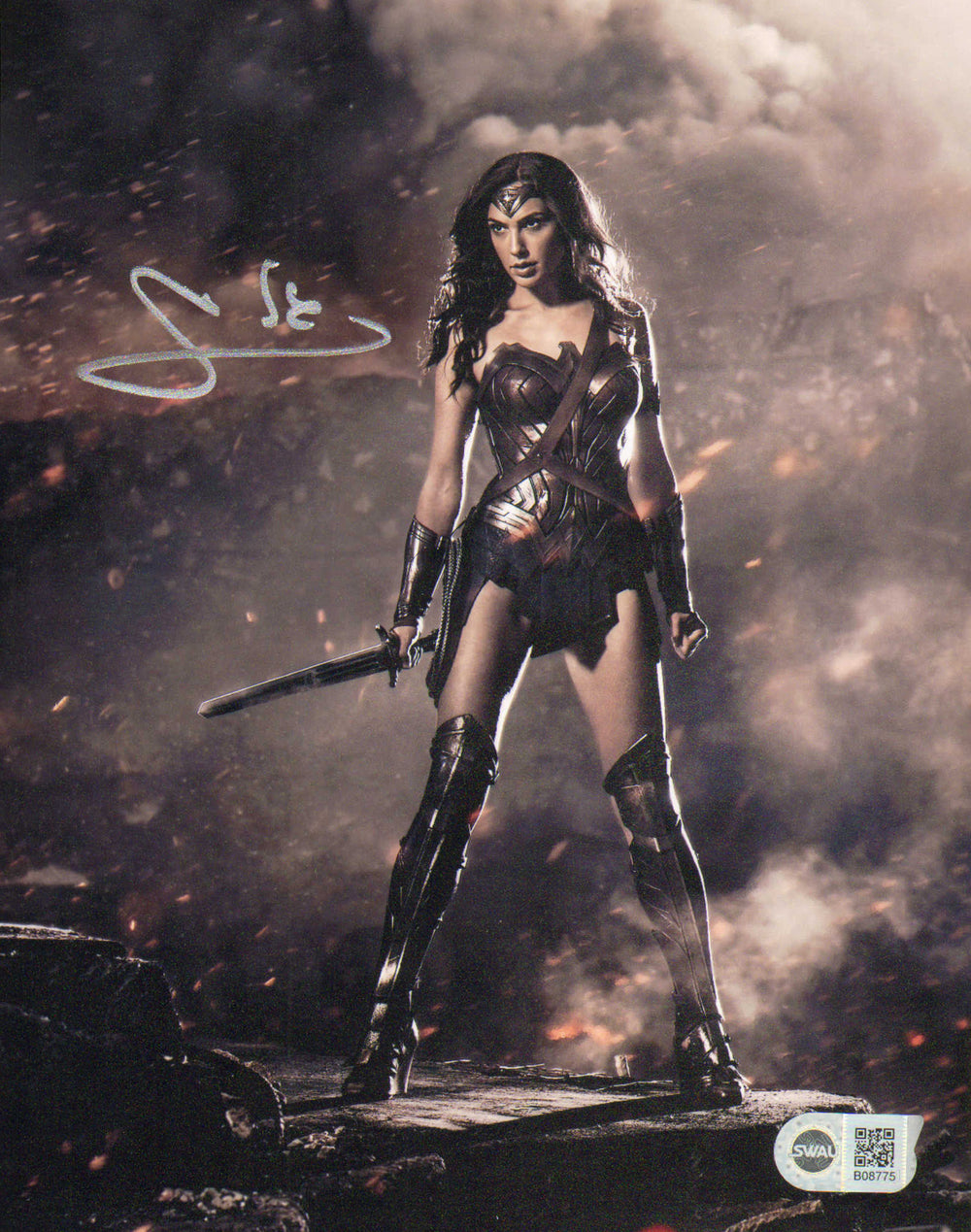 Gal Gadot as Wonder Woman in Batman v Superman: Dawn of Justice (SWAU) Signed 8x10 Photo