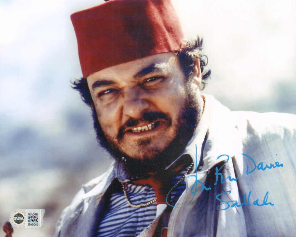 John Rhys-Davies as Sallah in Indiana Jones and The Last Crusade (SWAU) Signed 8x10 Photo with Character Name