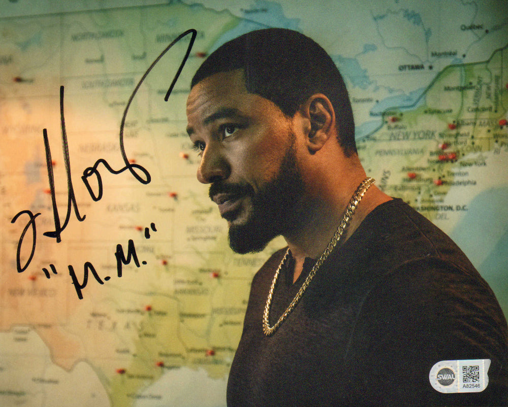 Laz Alonso as Mother's Milk in The Boys (SWAU) Signed 8x10 Photo with MM Character Initials