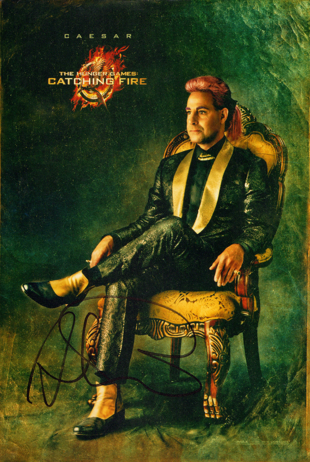 Stanley Tucci as Caesar Flickerman in The Hunger Games: Catching Fire Signed 8x12 Photo