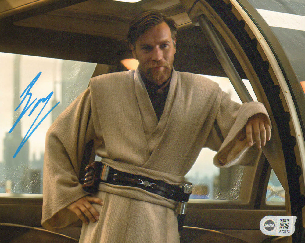 Ewan McGregor as Obi-Wan Kenobi in Star Wars Episode III: Revenge of the Sith (SWAU) Signed 8x10 Photo