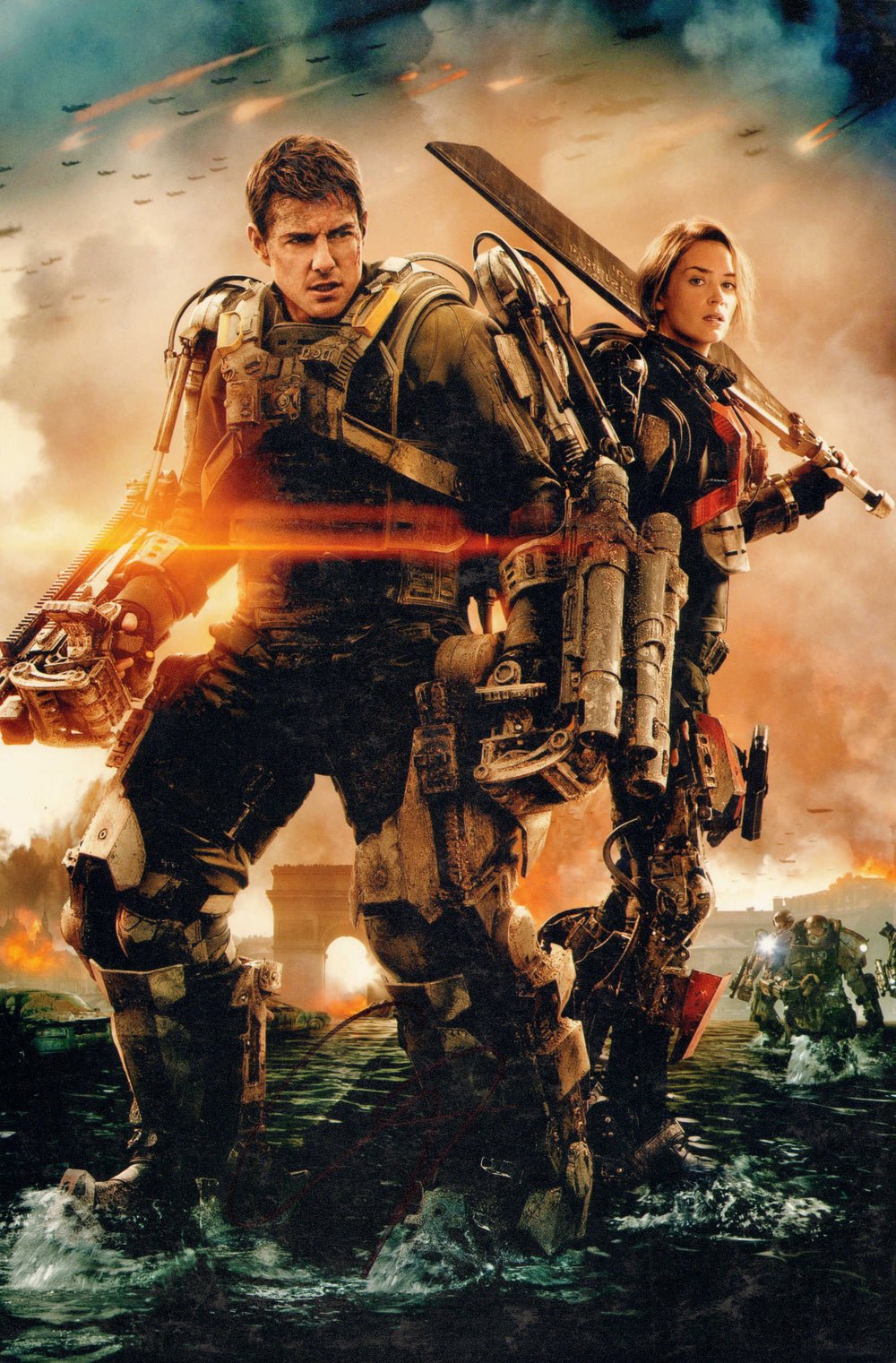 Emily Blunt as Rita Vrataski in Edge of Tomorrow Signed 8x12 Photo