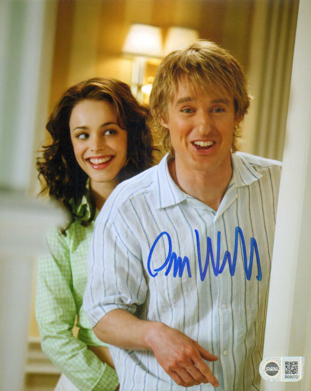 Owen Wilson as John Beckwith in Wedding Crashers (SWAU) Signed 8x10 Photo