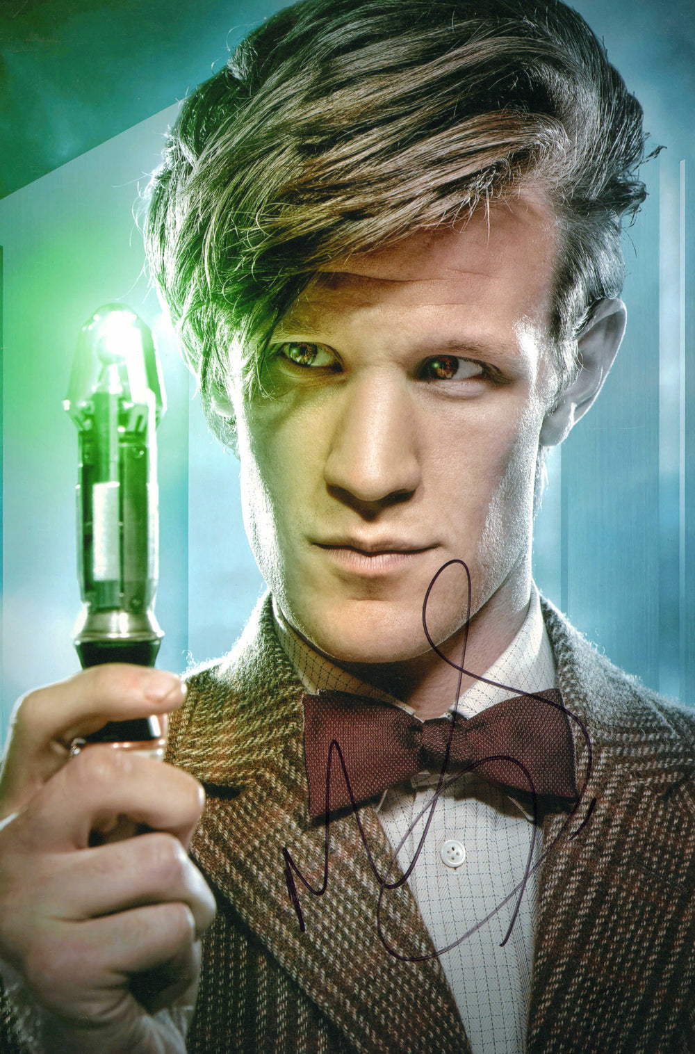 Matt Smith as The Eleventh Doctor in Doctor Who Signed 8x12 Photo