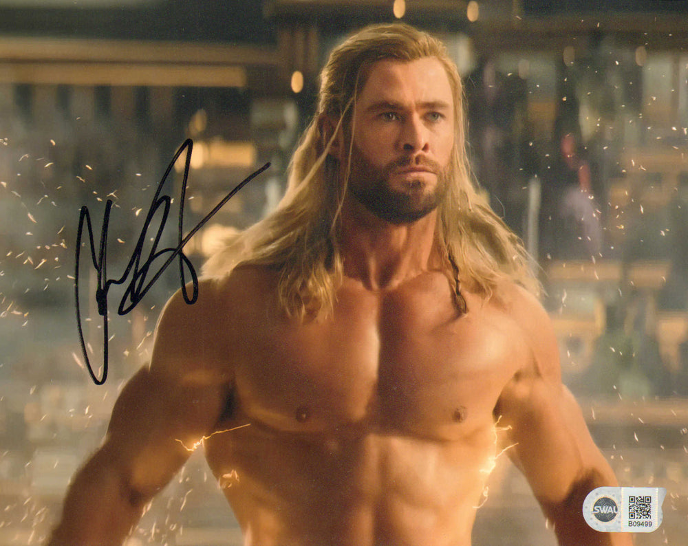 Chris Hemsworth as Nude Thor in Thor: Love and Thunder (SWAU) Signed 8x10 Photo