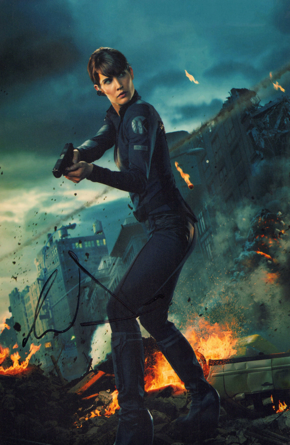 Cobie Smulders as Agent Maria Hill in The Avengers Signed 8x12 Photo