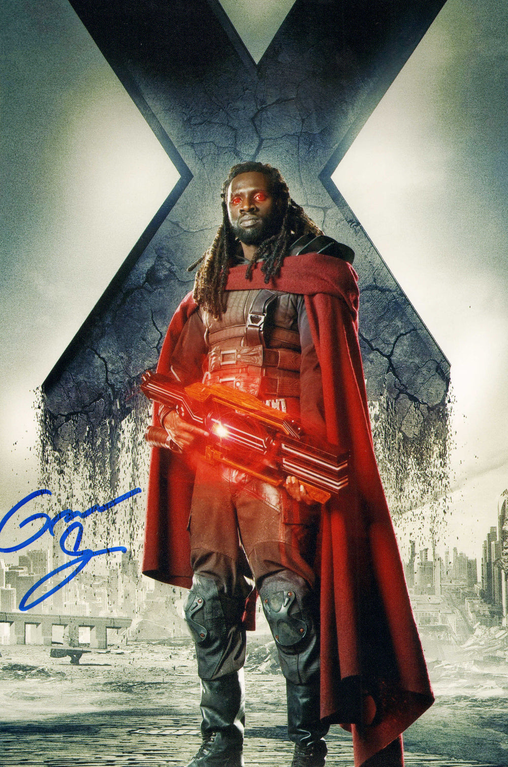 Omar Sy as Bishop in X-Men: Days of Future Past Signed 8x12 Photo