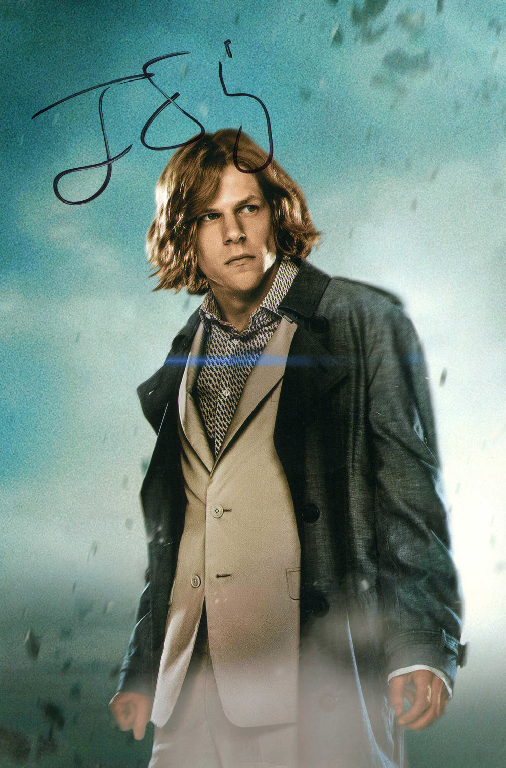 Jesse Eisenberg as Lex Luthor in Batman v Superman: Dawn of Justice Signed 8x12 Photo