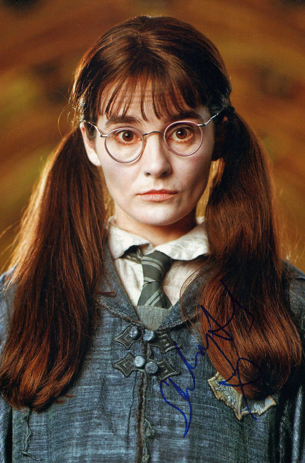 Shirley Henderson as Moaning Myrtle in Harry Potter & the Chamber of Secrets Signed 8x12 Photo