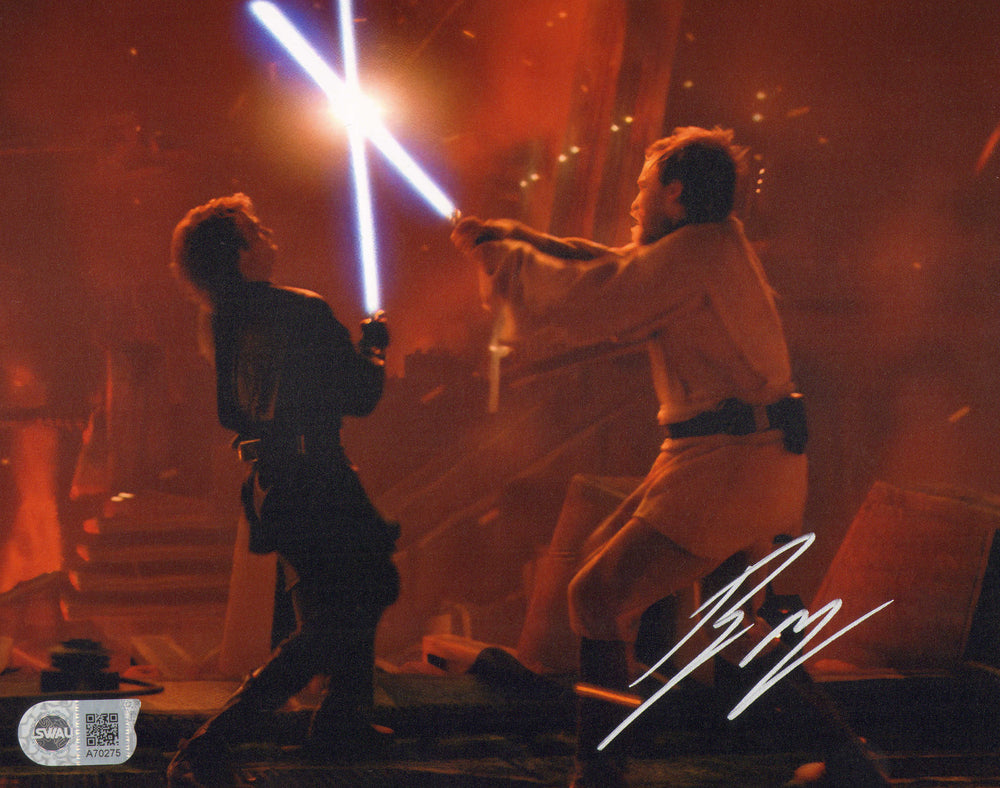Ewan McGregor as Obi-Wan Kenobi in Star Wars Episode III: Revenge of the Sith (SWAU) Signed 8x10 Photo