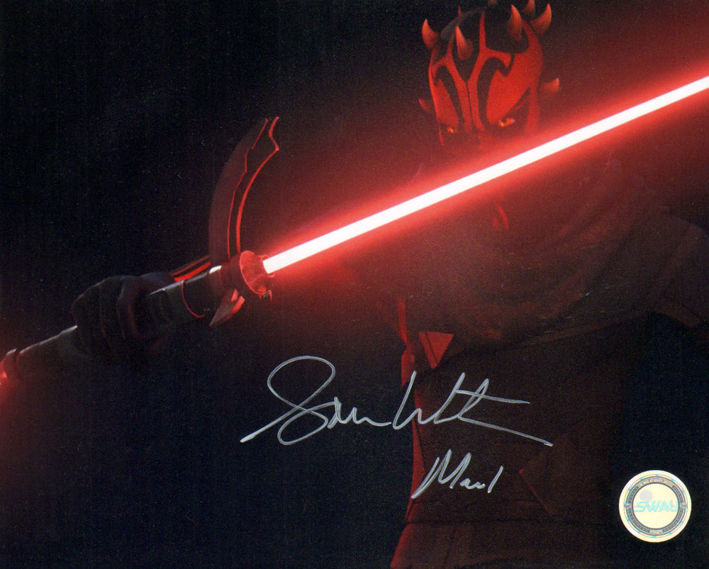 Sam Witwer as Darth Maul in Star Wars: The Clone Wars (SWAU) Signed 8x10 Photo with Character Name