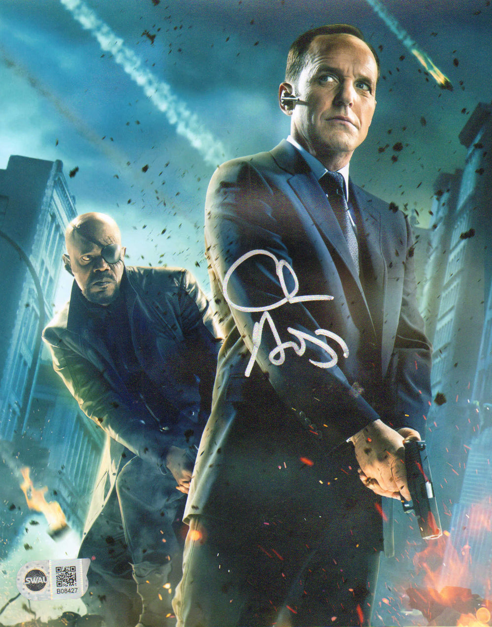 Clark Gregg as Agent Phil Coulson in The Avengers (SWAU) Signed 8x10 Photo