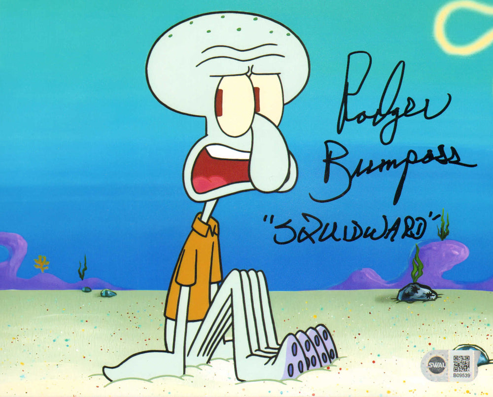 Rodger Bumpass as Squidward in SpongeBob SquarePants (SWAU) Signed 8x10 Photo with Character Name